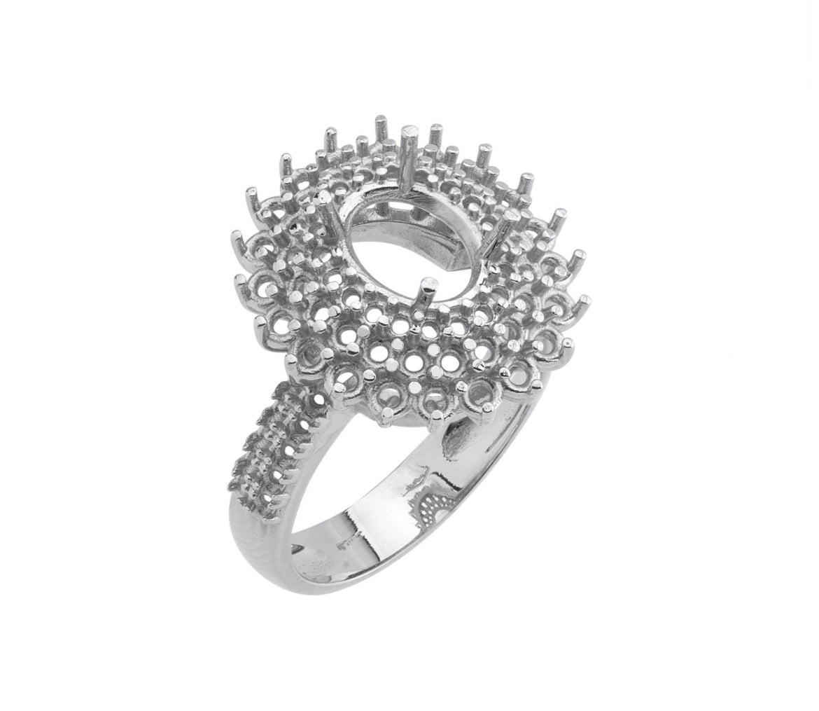 Anello Colore Gambo Sgriffato